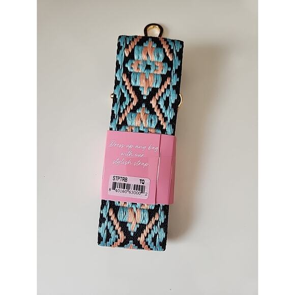 Jen & Co Adjustable Guitar Strap Purse Replacement Strap Southwestern. - Picture 2 of 3